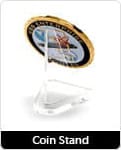 Acrylic Coin Stand acrylic coin stand challenge coin packaging option
